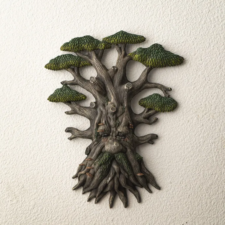 13" Greenman Wall Plaque - Sleeping