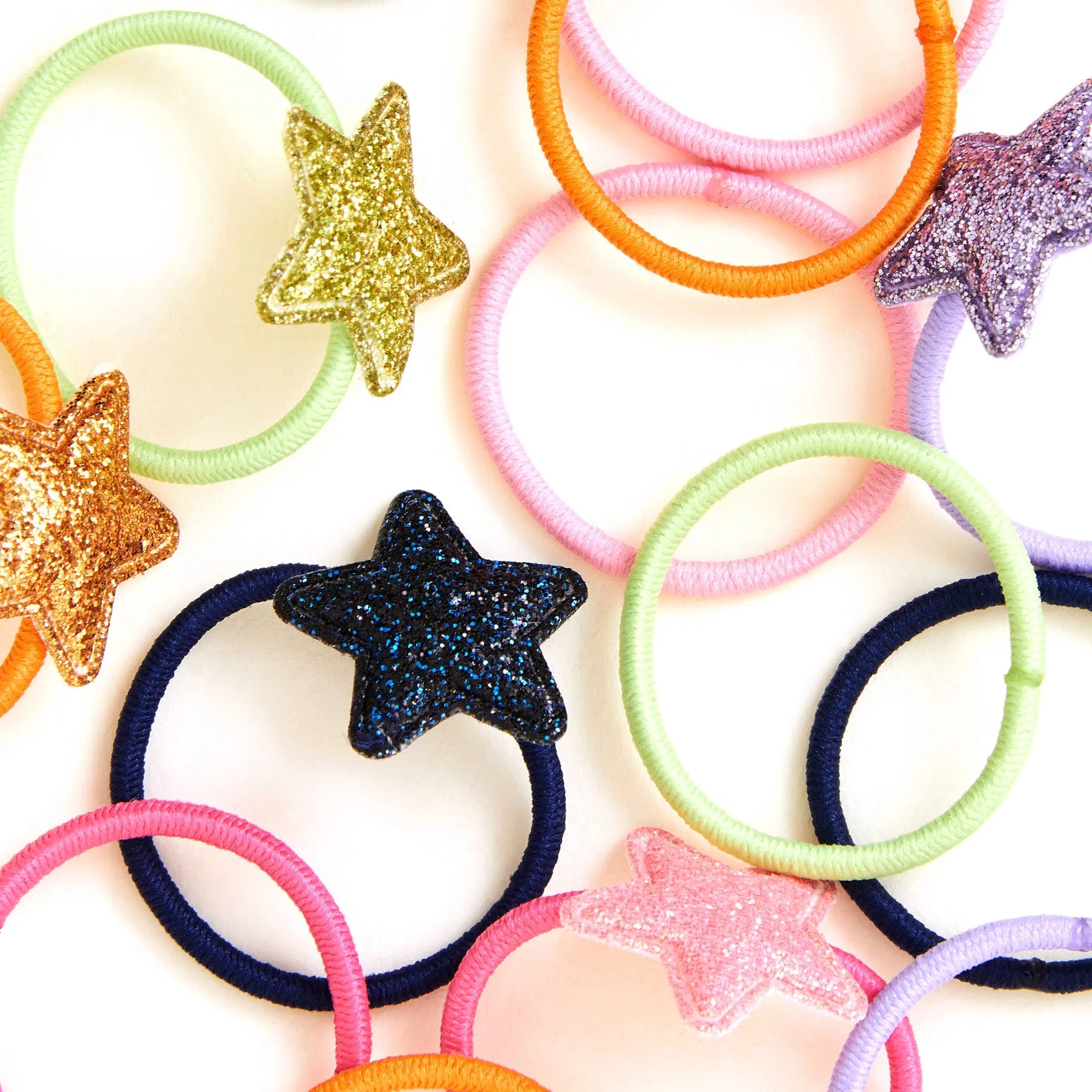 Accessorize London Girls Star Hair Bands 18-Pack