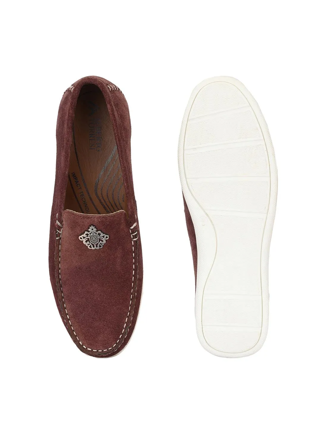 Alberto Torresi Occasional Wear Genuine Suede Leather Loafers For Men