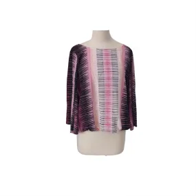 Alfani Purple & Pink Printed Top | Gently Used |