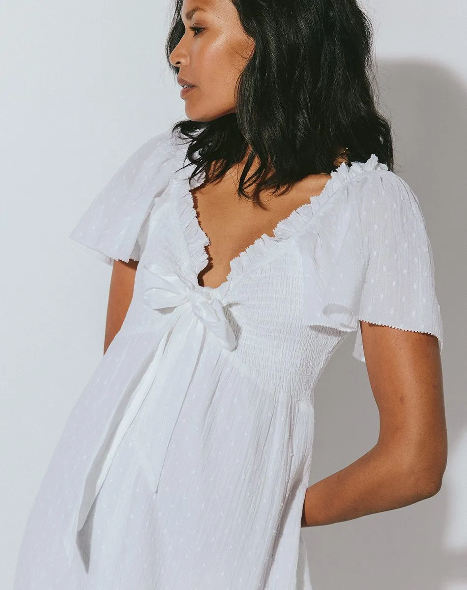 Ashlyn Midi Dress | Ivory