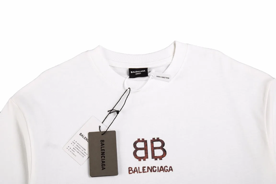 Balenciaga "Double B Logo" T-Shirt