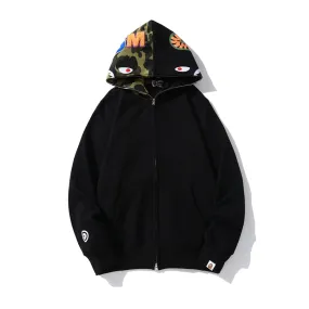 BAPE Shark Full-Zip Hoodie (FW23) Black