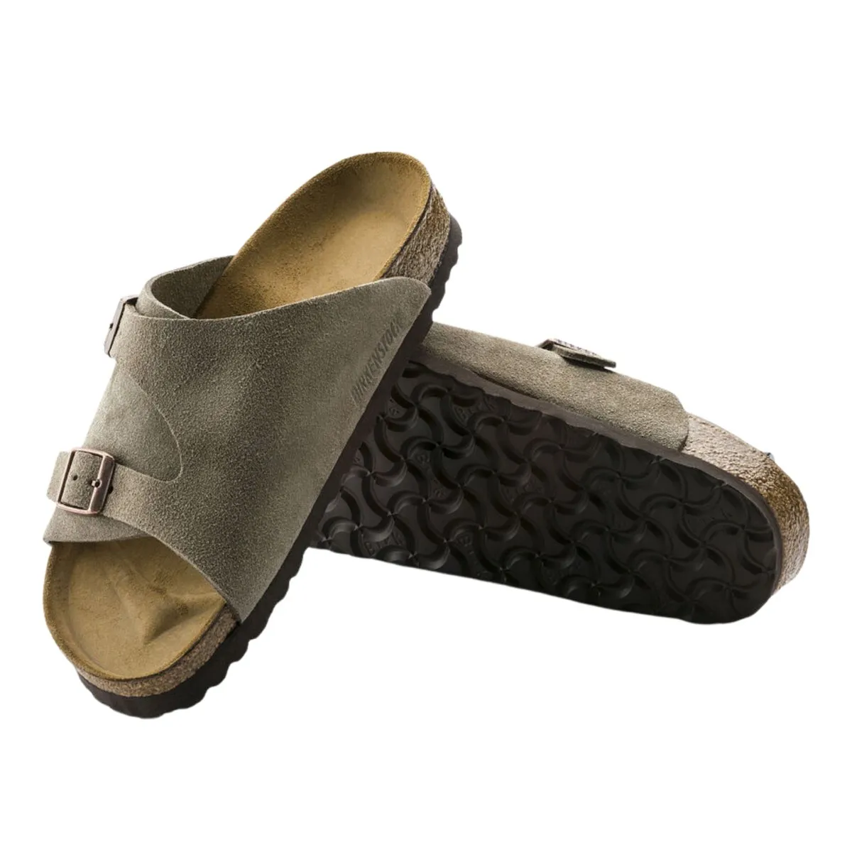 Birkenstock Men's Zurich Taupe Suede