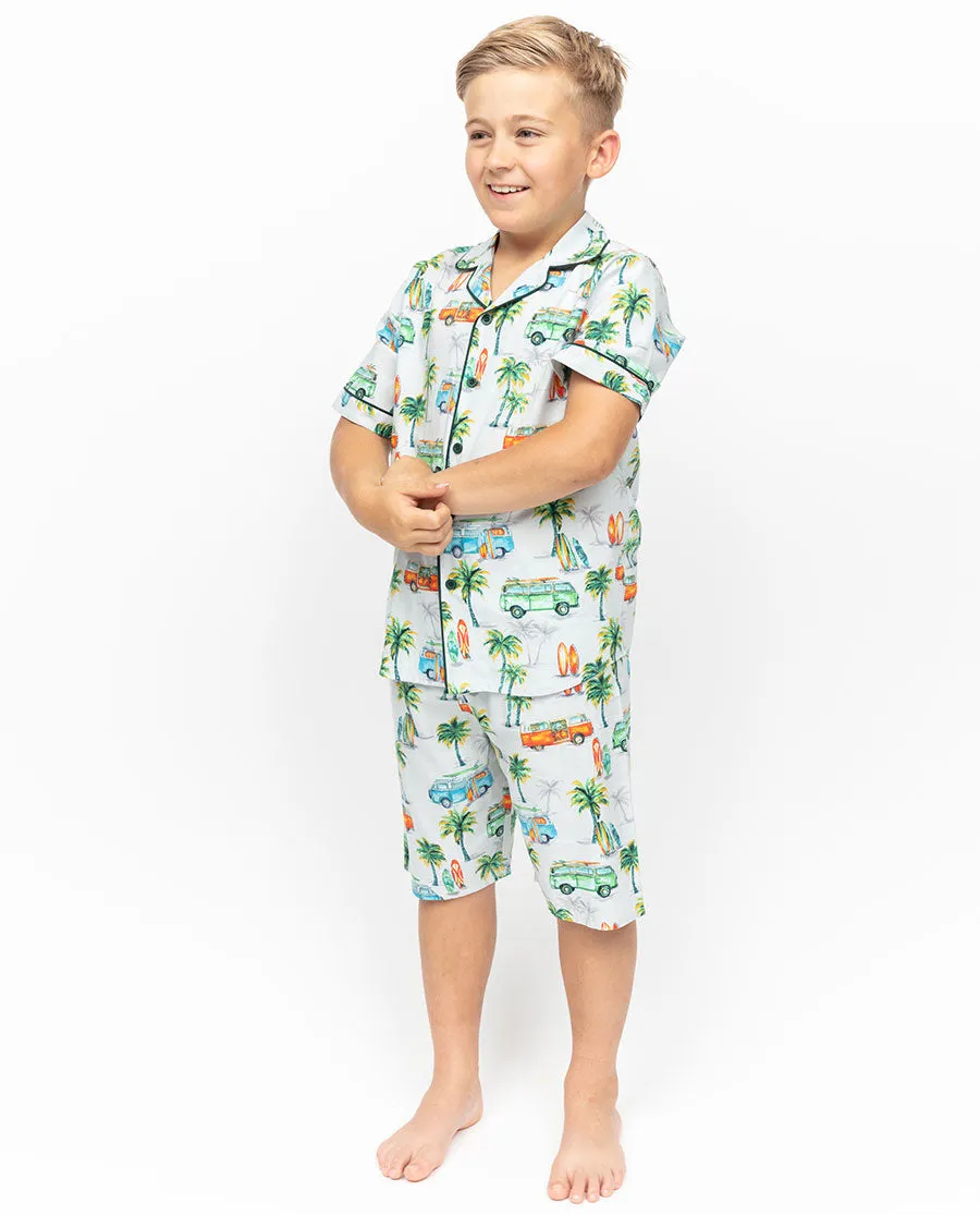 Bodhi Boys Campervan Print Shorty Set