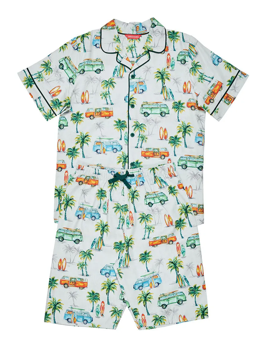 Bodhi Boys Campervan Print Shorty Set