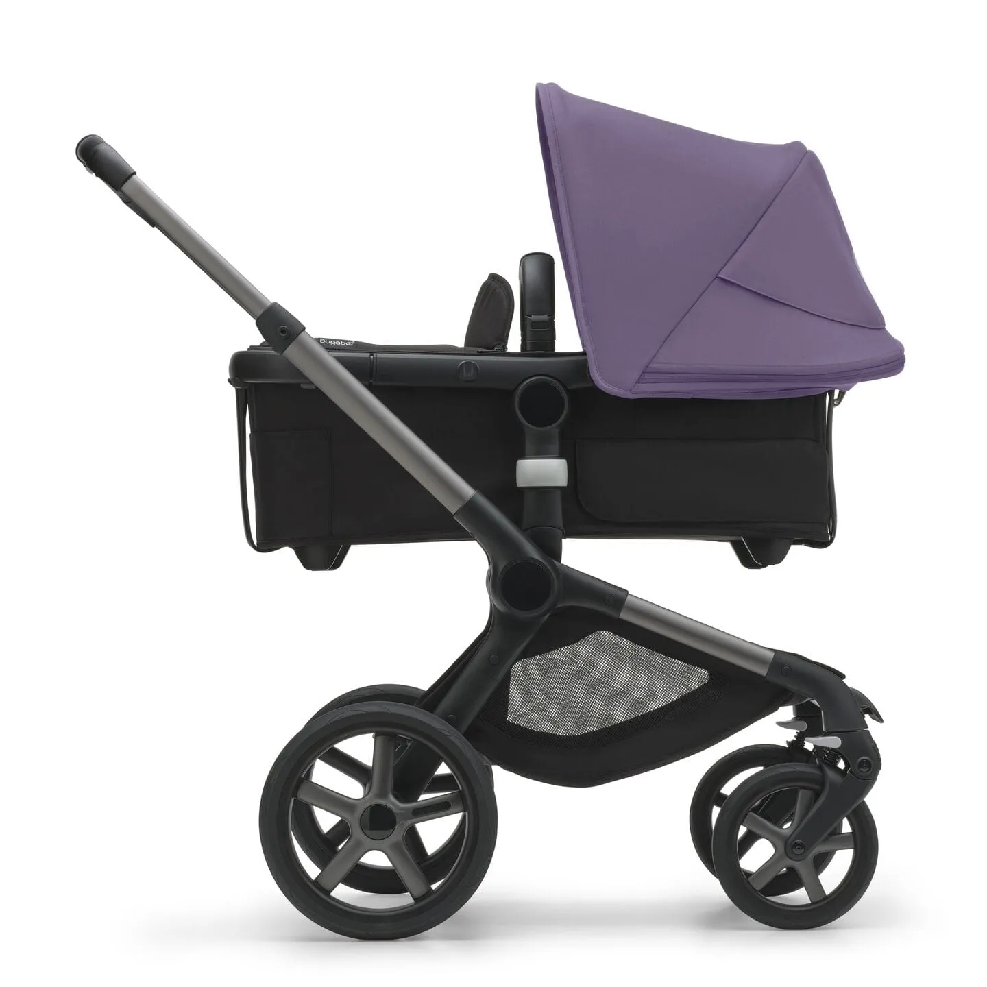 Bugaboo Fox 5, Pebble 360 PRO and Base Travel System - Graphite/Midnight Black/Astro Purple