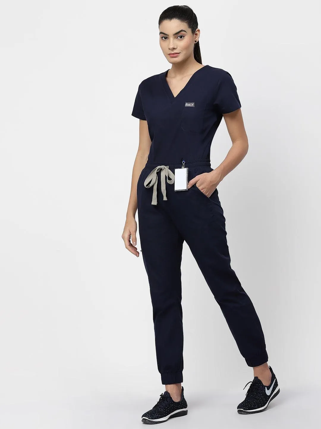 Classic Jogger Pant Scrub - (Navy Blue) (Women's)