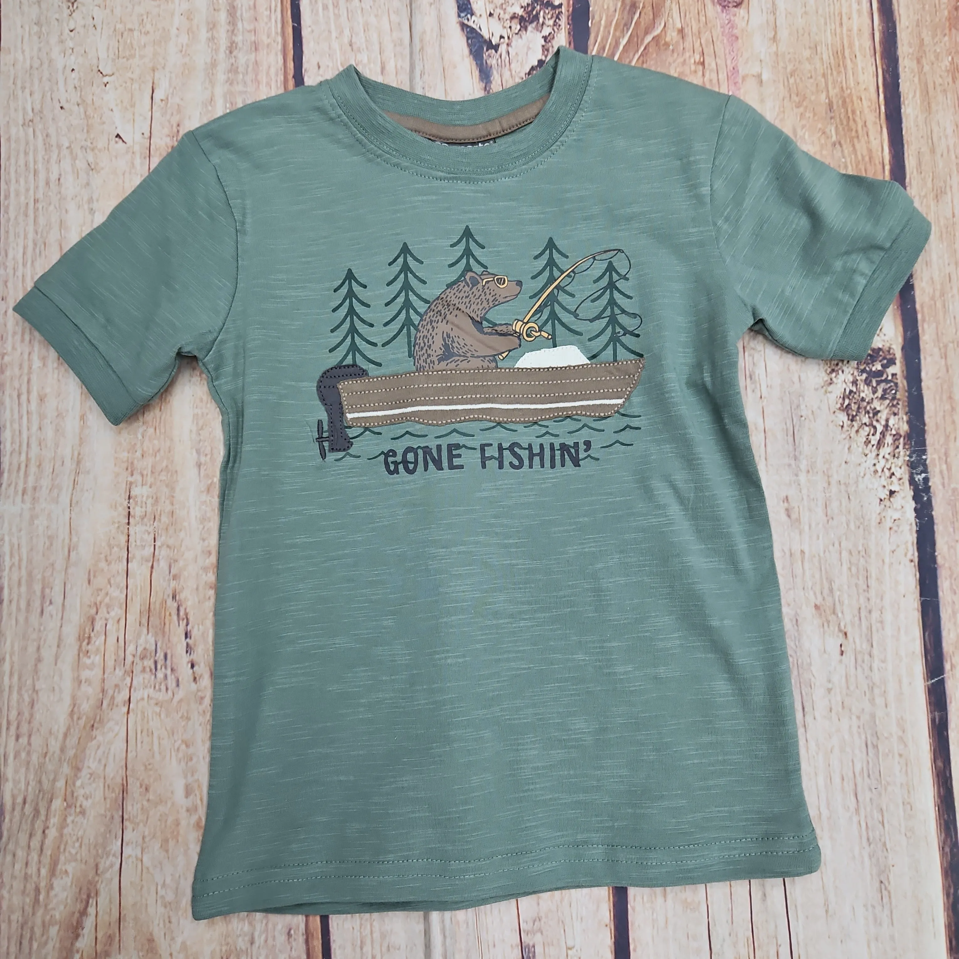 CR SPORTS BEAR GONE FISHIN' TEE