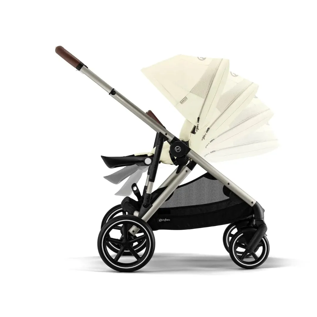 Cybex Gazelle S Double Tandem Pushchair - Taupe / Seashell Beige