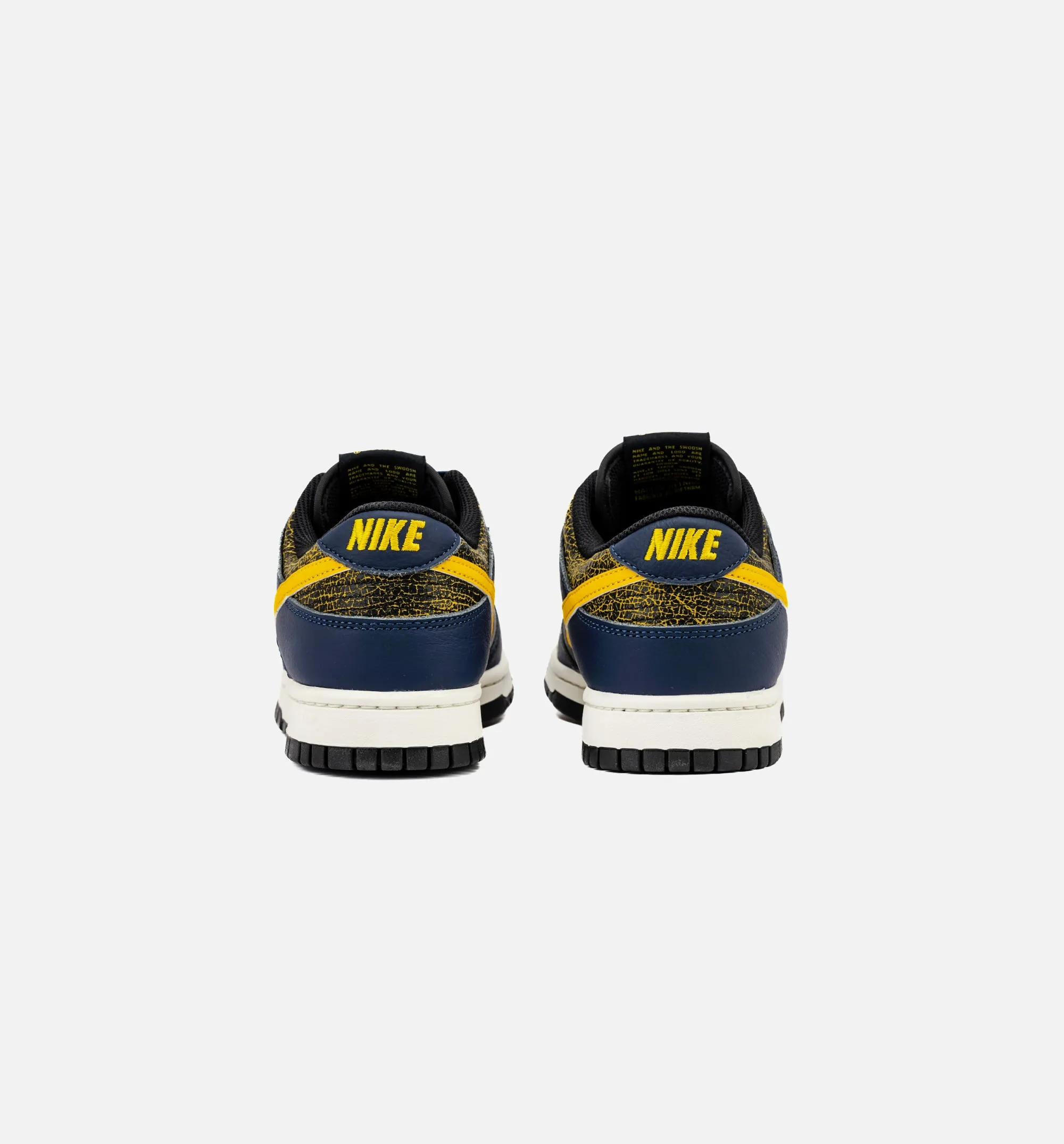 Dunk Low Midnight Navy and Tour Yellow Mens Lifestyle Shoe - Black/Midnight Navy/Sail/Tour Yellow Free Shipping