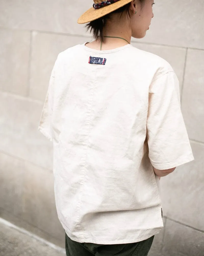 Ennichi Shirt, Nanakoori, White