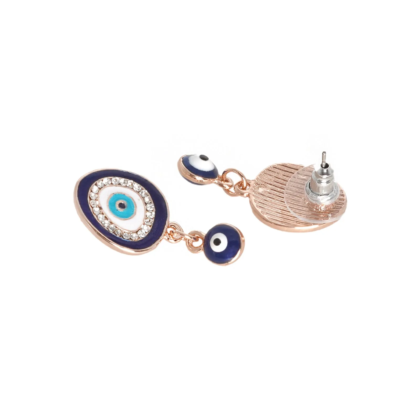 Felix Blue Evil Eye Earrings