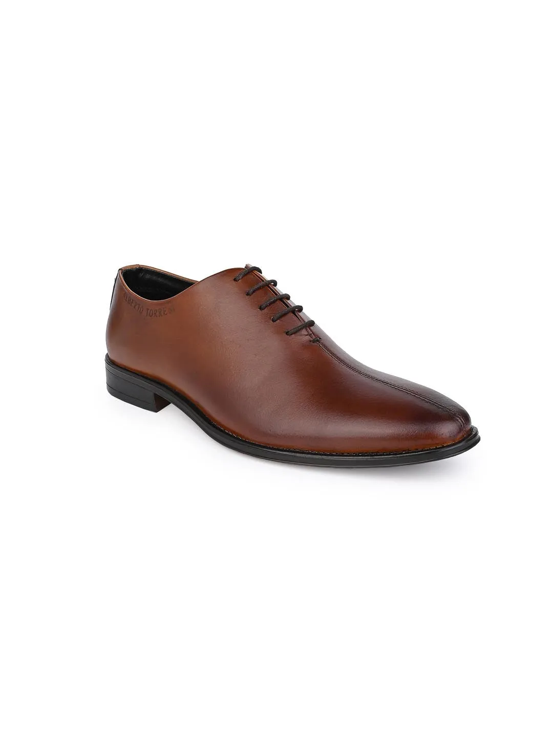 Genuine Leather Lightweight Branded Sole Toecap Formal shoes