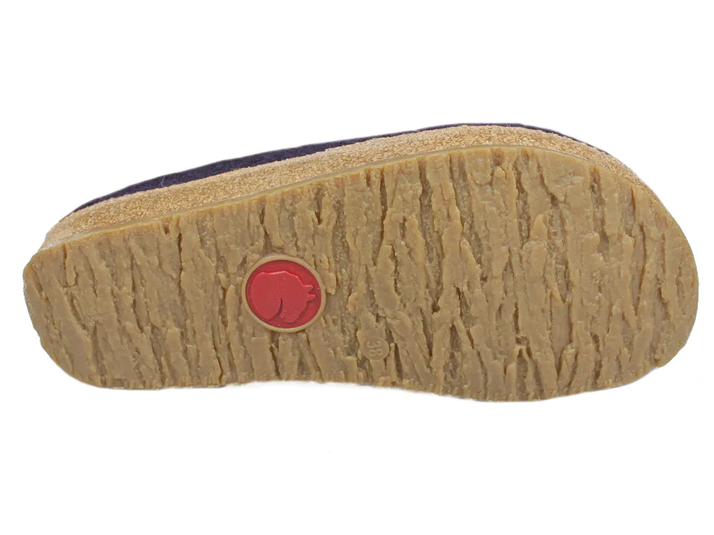 Haflinger Clogs Grizzly Franzl Purple