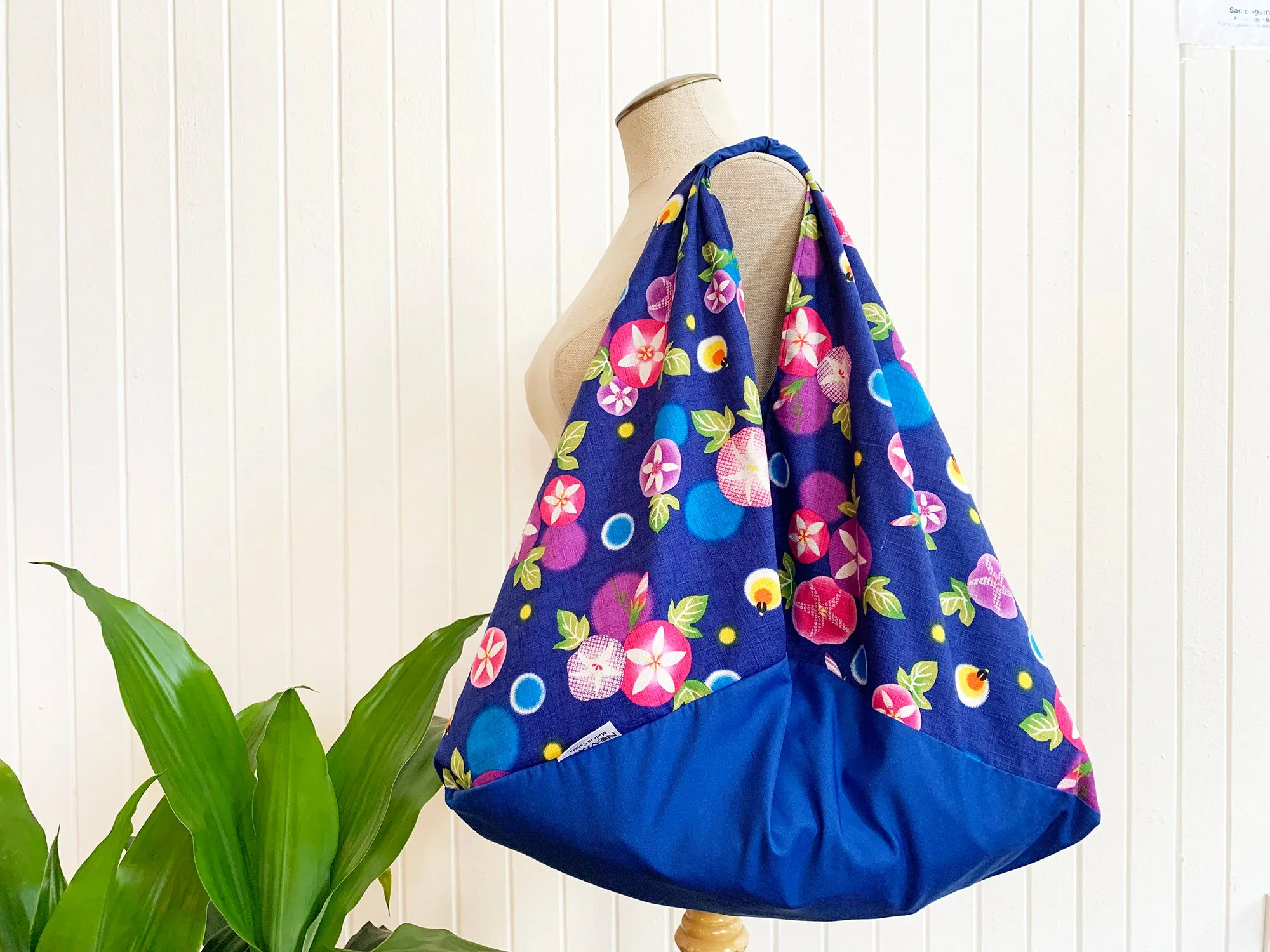 *Handmade* Origami bag | Market bag | Flowers Morning Glory