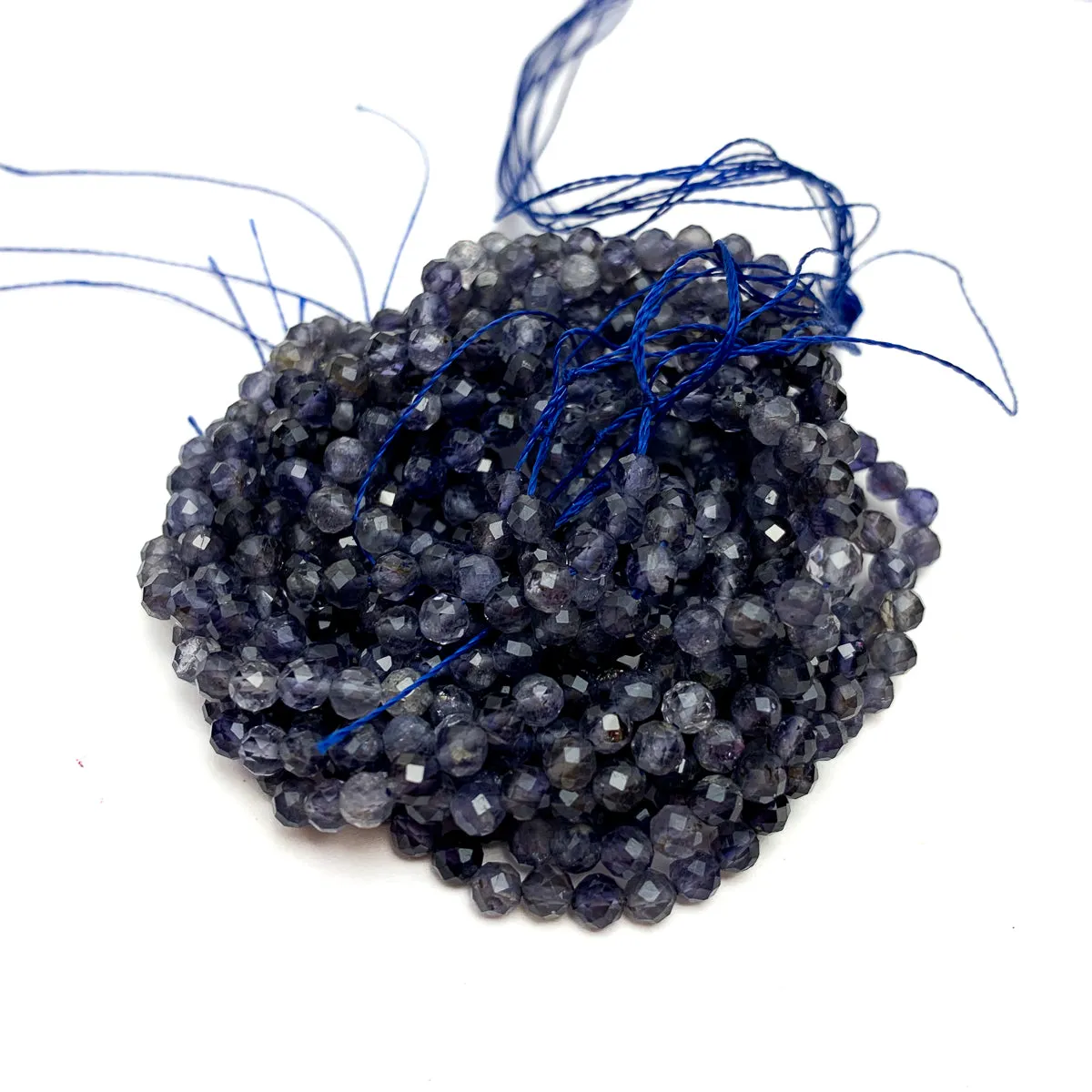 Iolite Sri Lanka 4mm Faceted Rounds