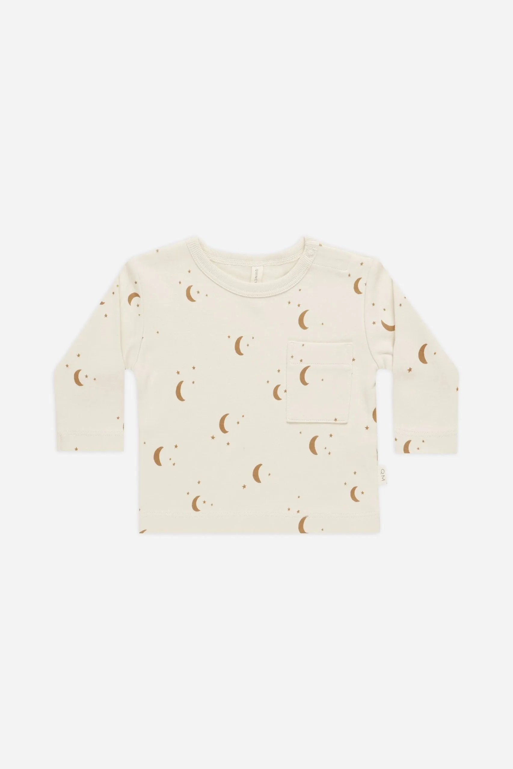 LS Pocket Tee | Moons/Nat