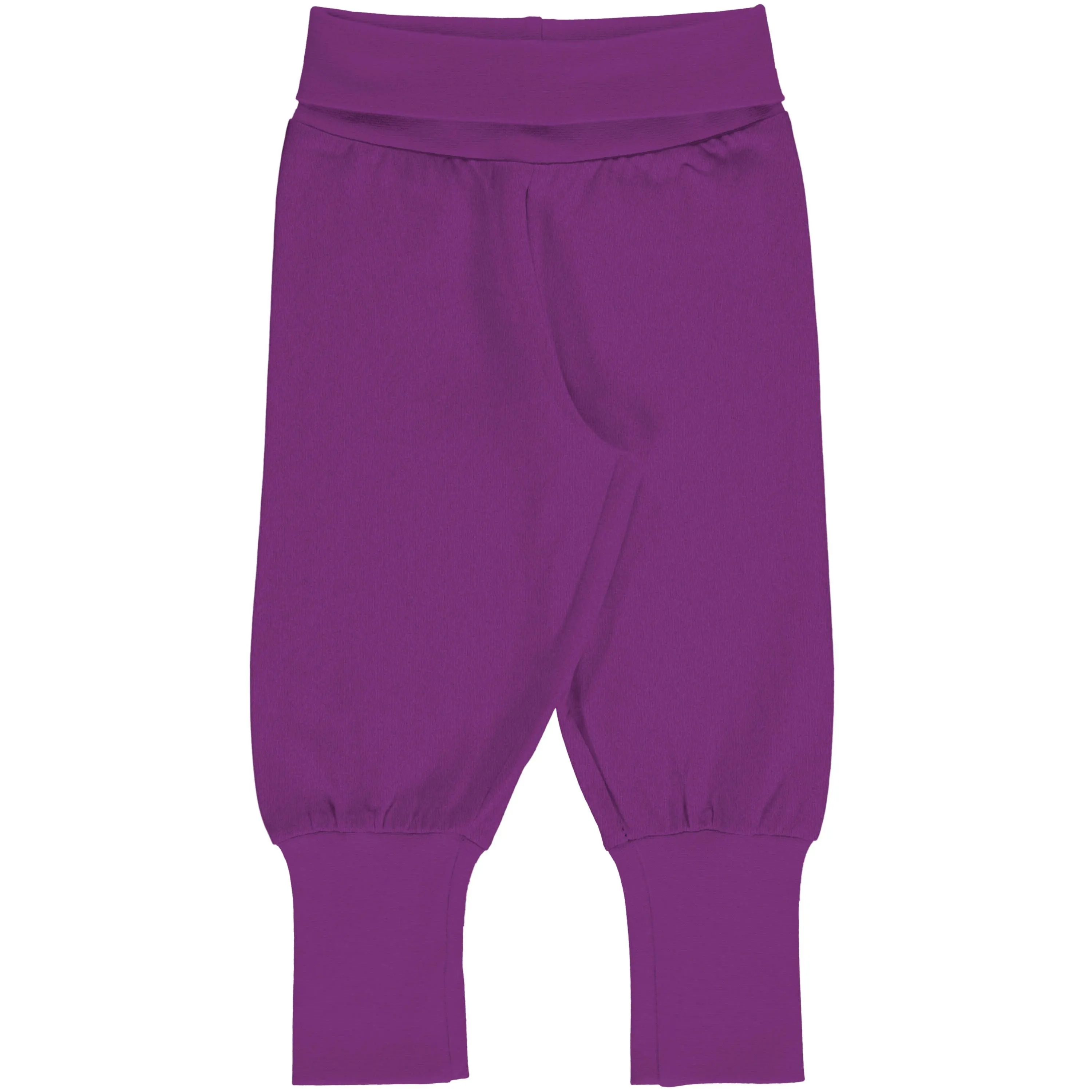 Maxomorra Violet Cotton Rib Pants