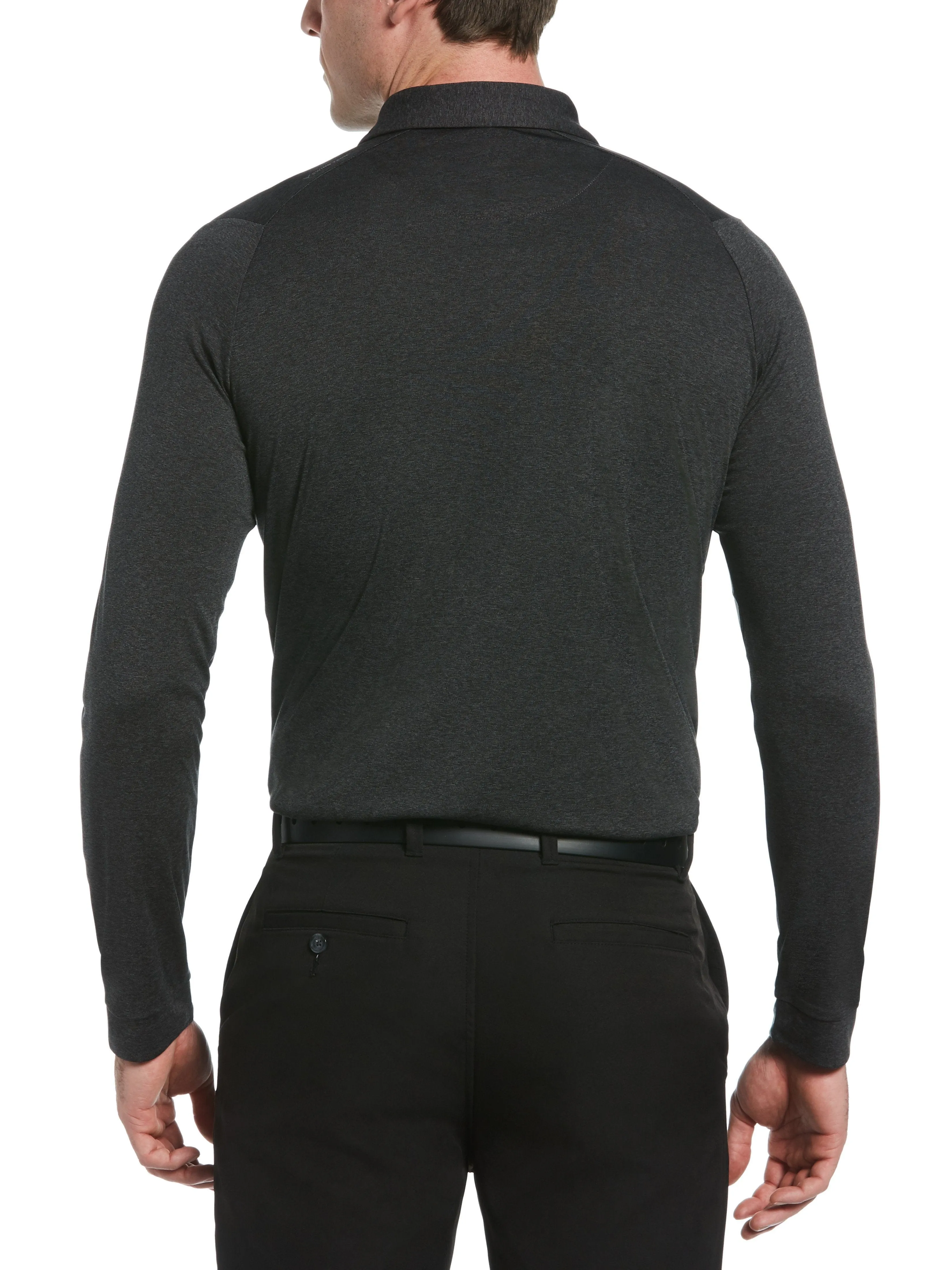 Mens Swing Tech Essential Long Sleeve Polo