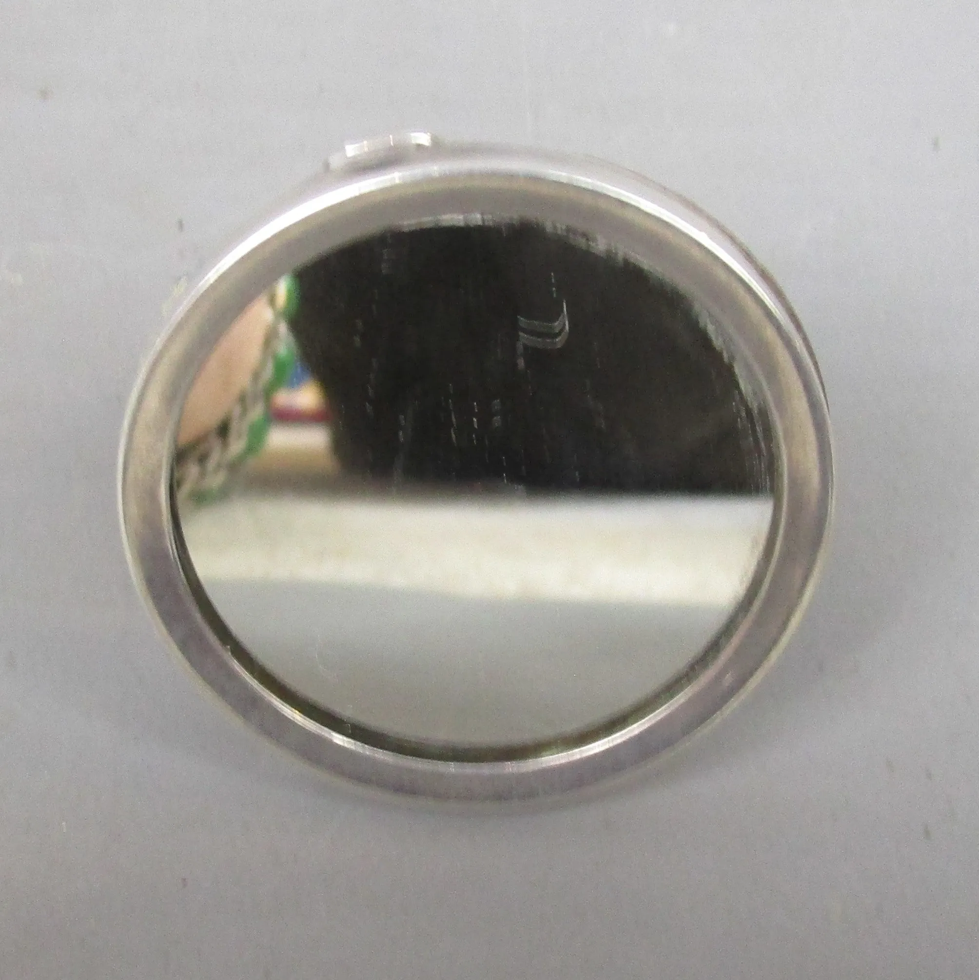 Miniature Sterling Silver Mirror Vintage Sheffield 1986