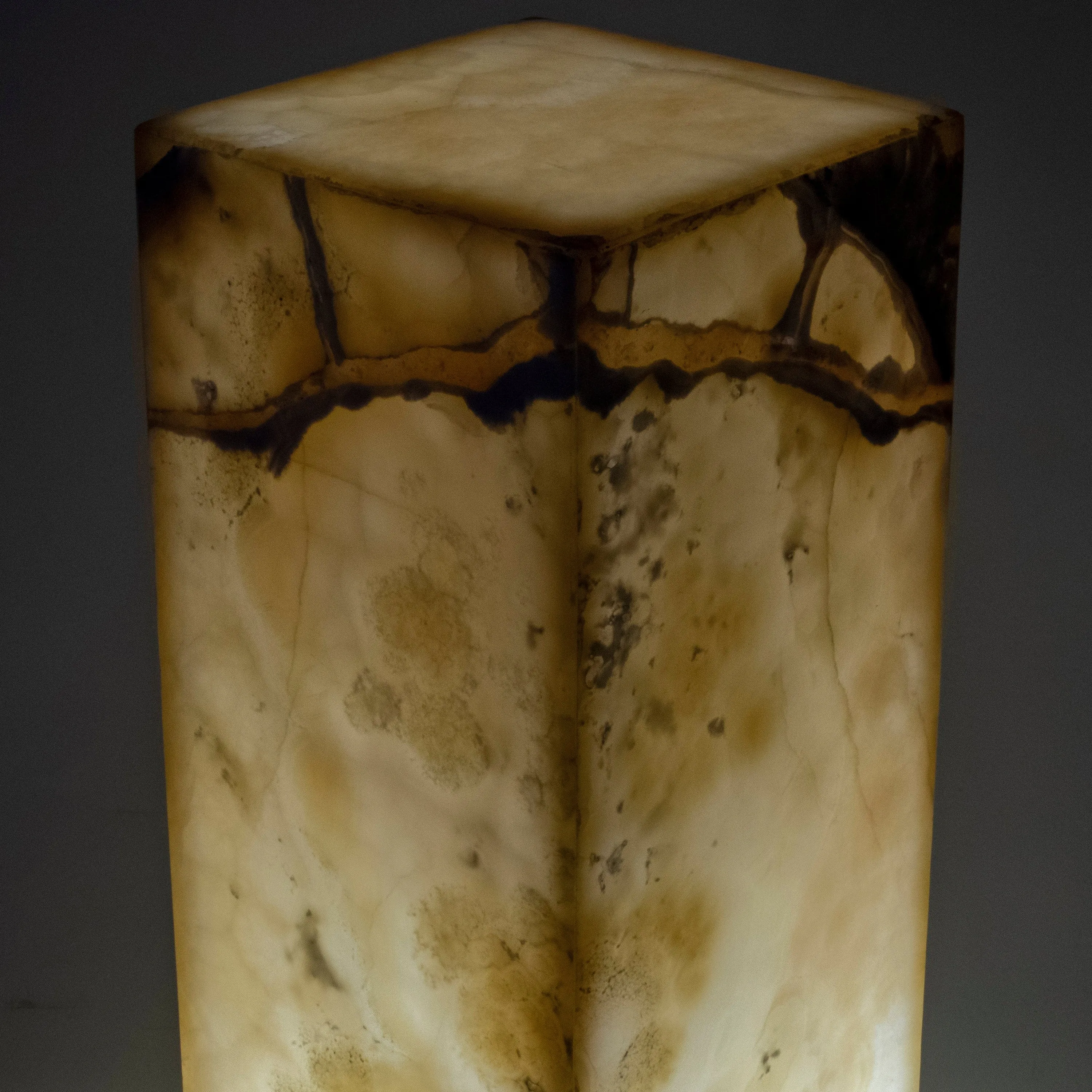 Natural Onyx Lamp Light Tower - 16