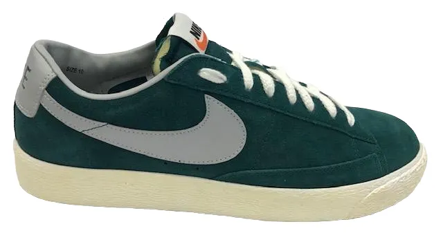 Nike men's sneakers shoe Blazer Low Premium Suede Vintage 538402 301 green tea