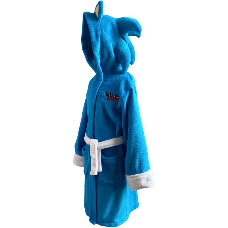 Official Sonic the Hedgehog Cosplay Hooded Children's Bathrobe / Dressing Gown