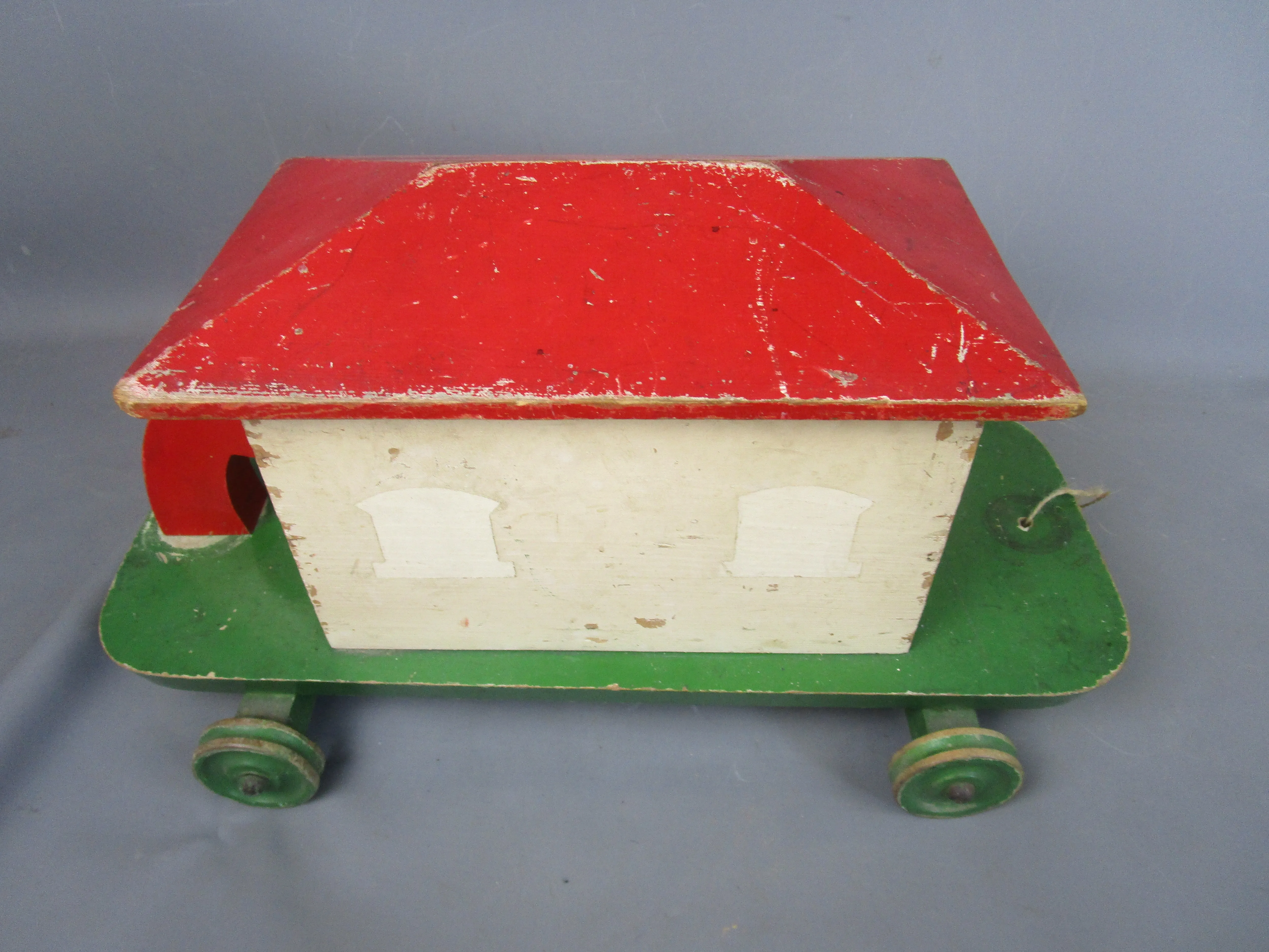 Pull Along Noahs Ark Vintage Mid Century c1950