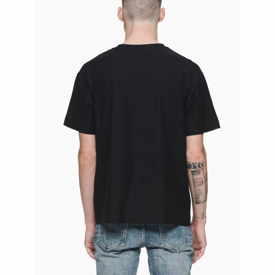 Purple Brand Inferno Black Beauty Textured Jersey SS Tee (Black)