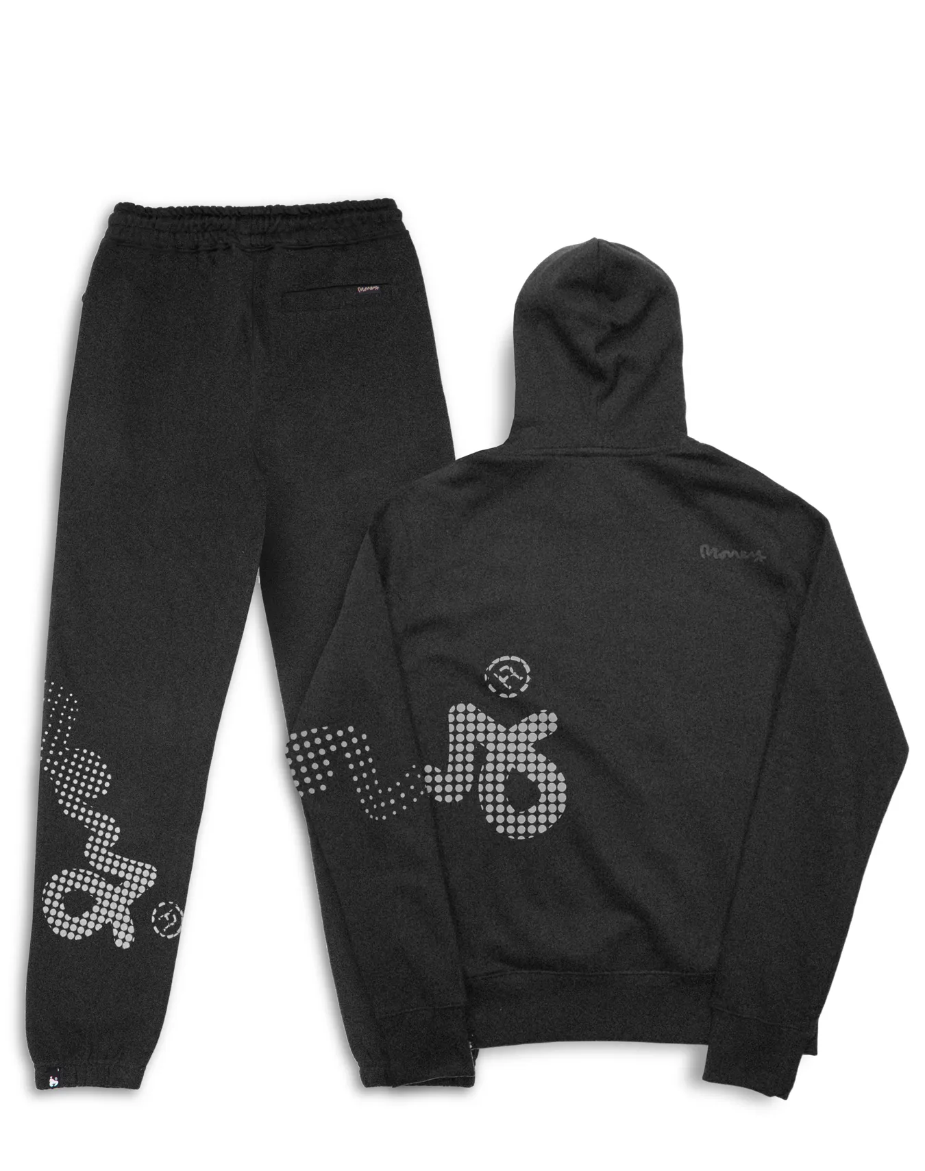 Reflec Sig Dot Hood Track Suit Charcoal