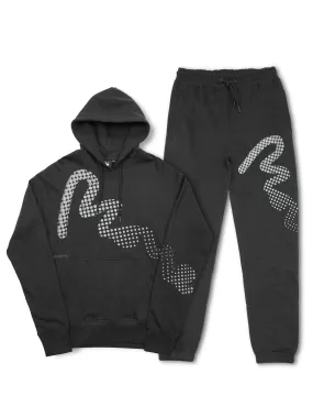 Reflec Sig Dot Hood Track Suit Charcoal