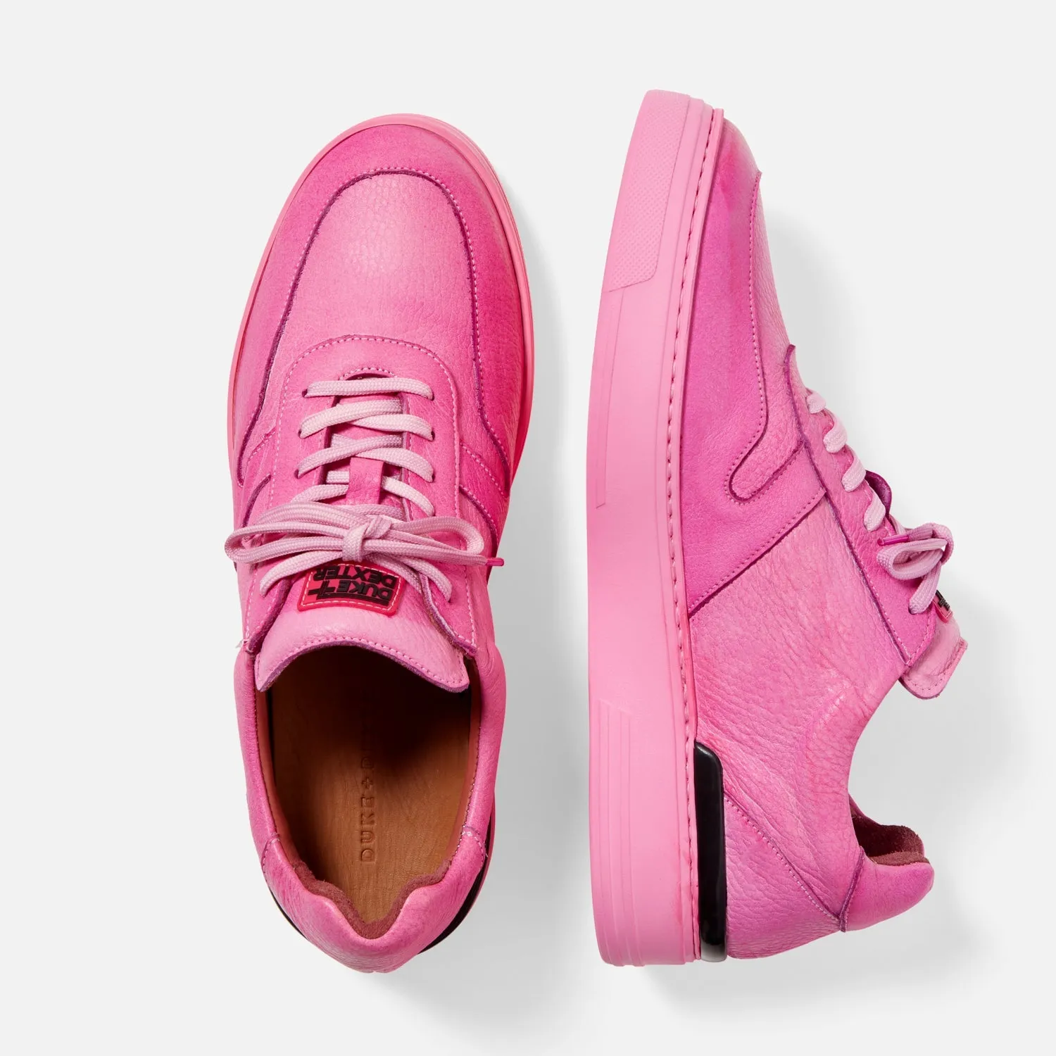 Ritchie Hand-Dyed Pink Sneaker - Men's