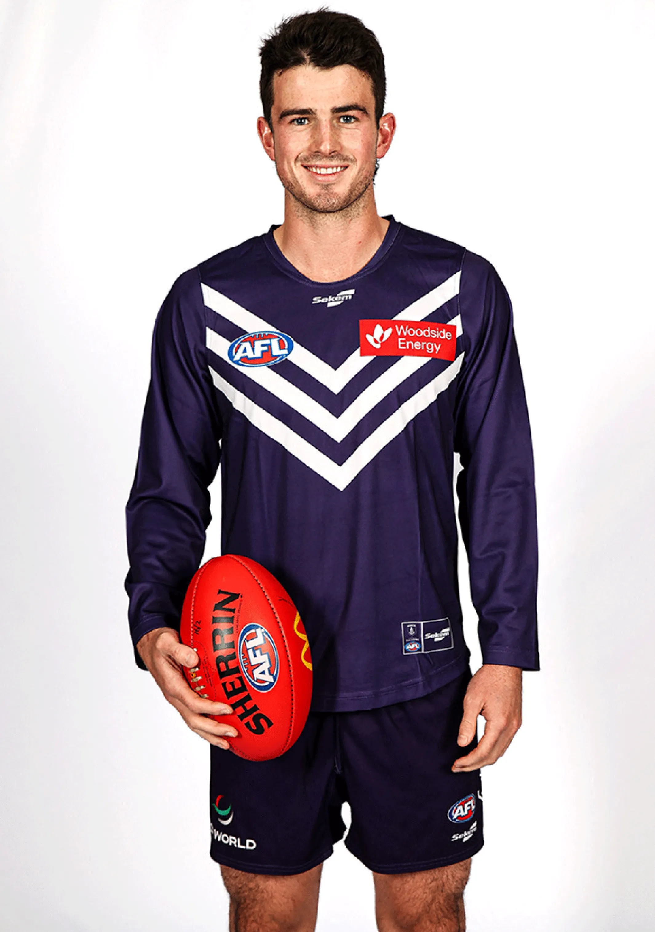 Sekem Fremantle Dockers 2023 Adults Home Replica Jumper LS <br> 93F001M04