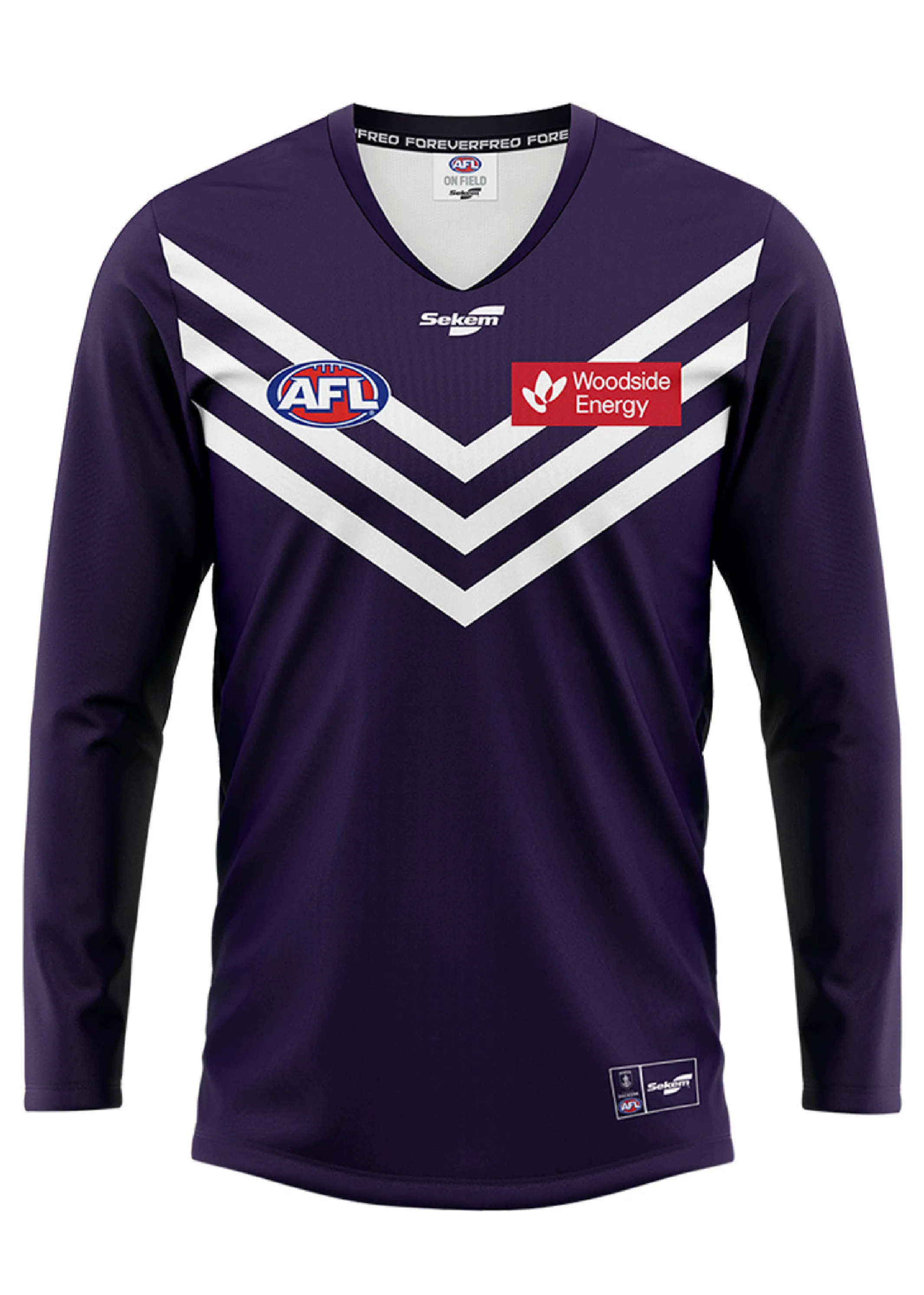 Sekem Fremantle Dockers 2023 Adults Home Replica Jumper LS <br> 93F001M04