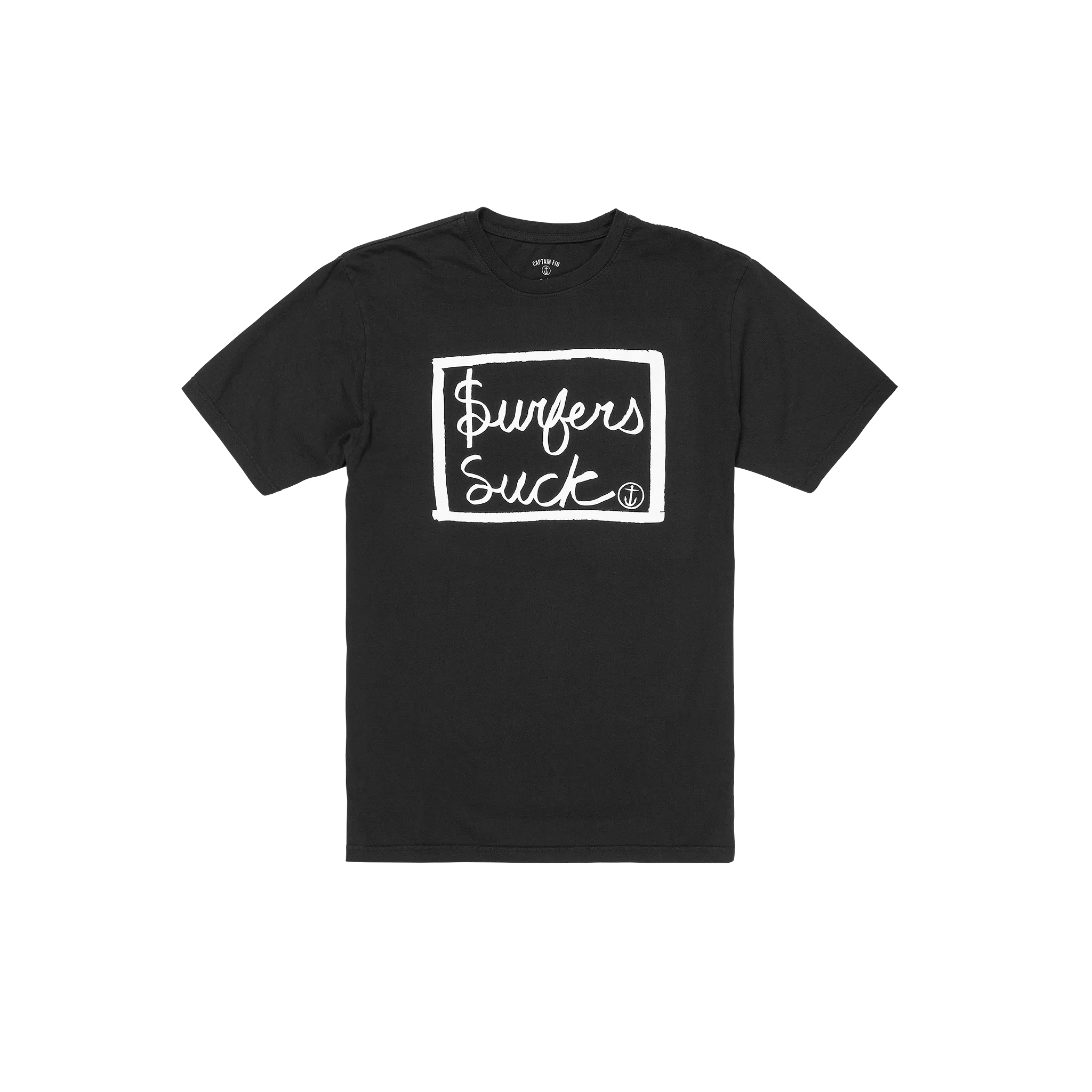 Surfers Suck Short Sleeve Tee - Black