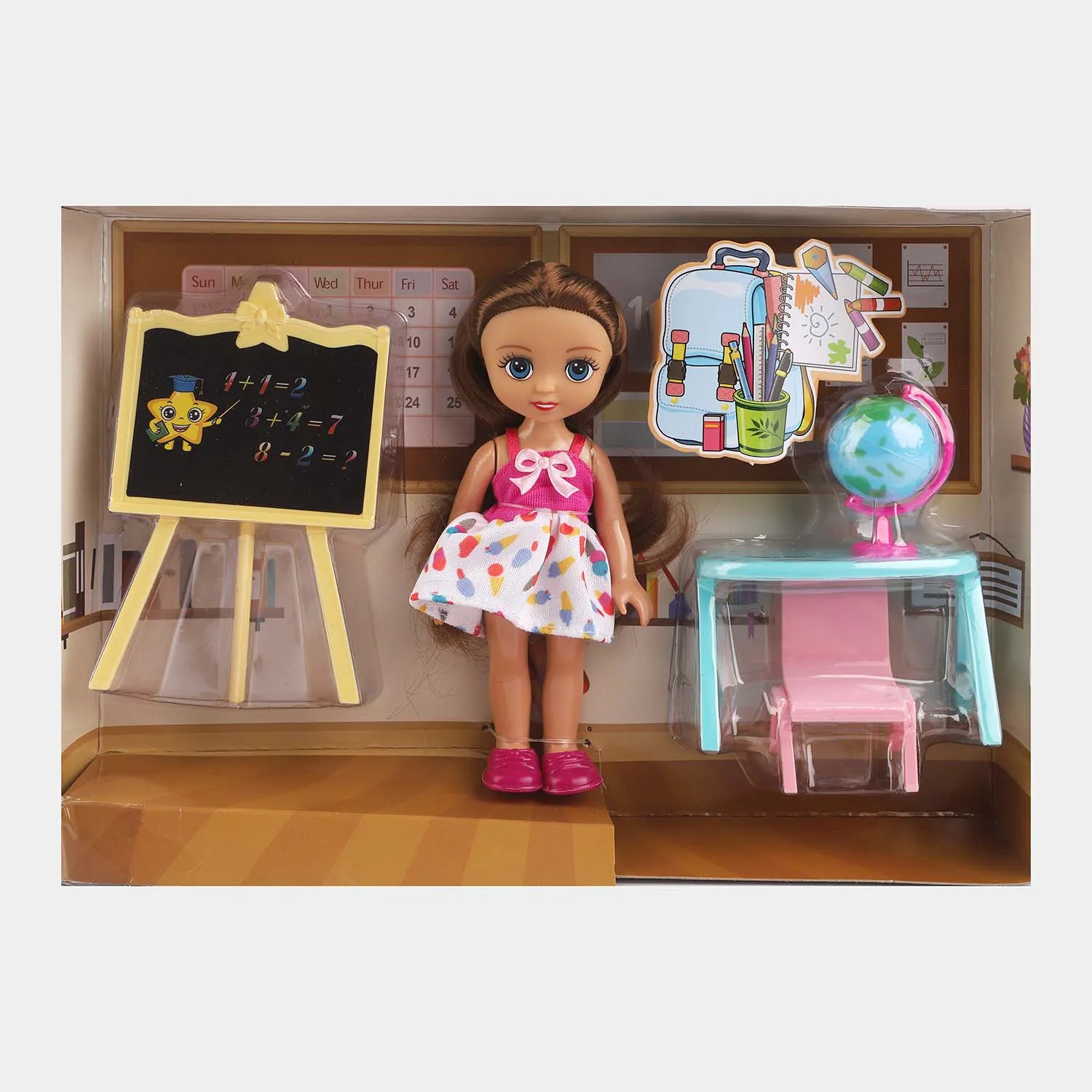 Teacher Doll Class Room Play Set