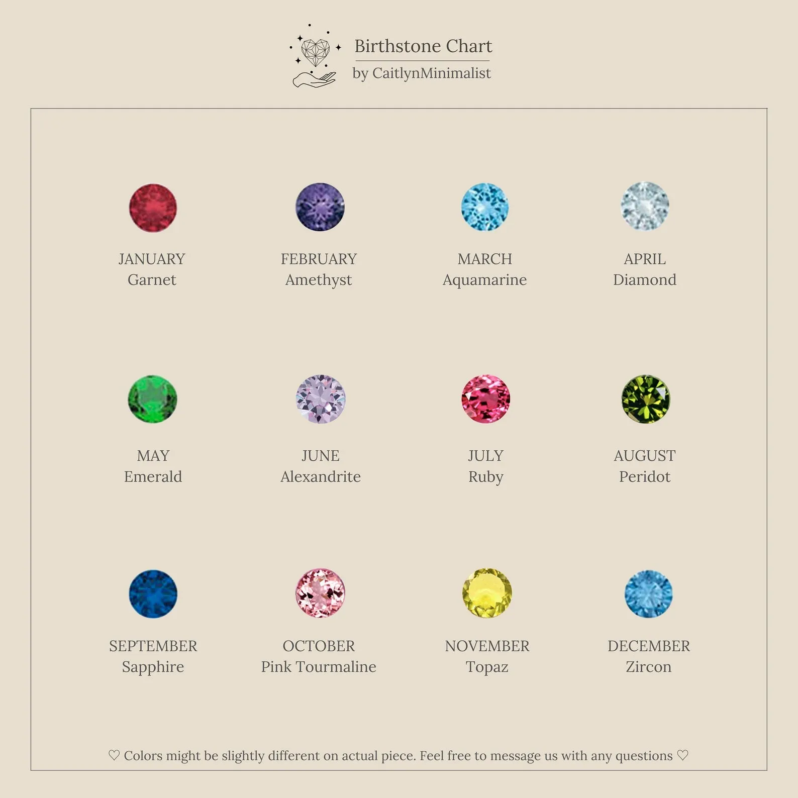 Tiny Birthstone Ring