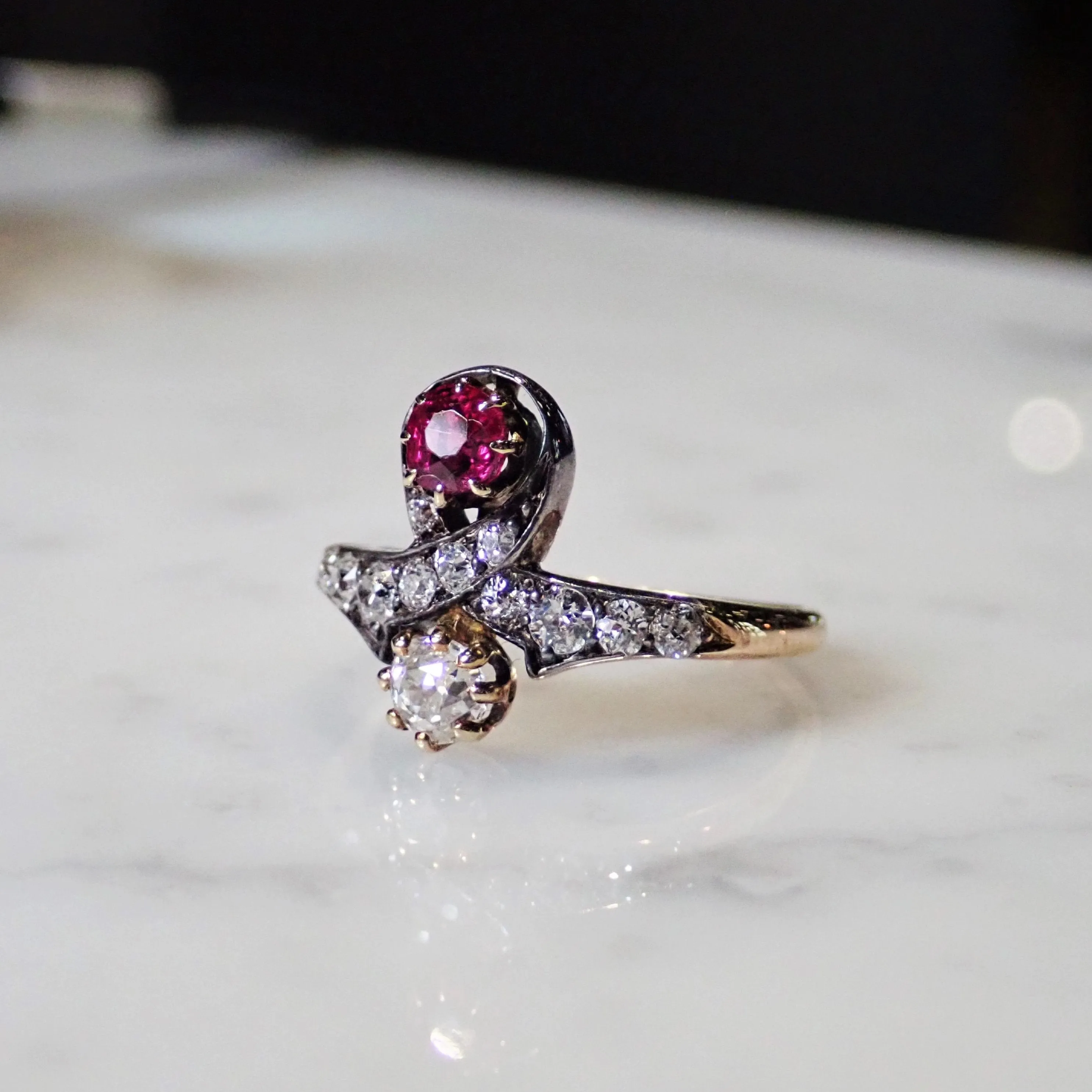 Victorian Ruby & Diamond Ring