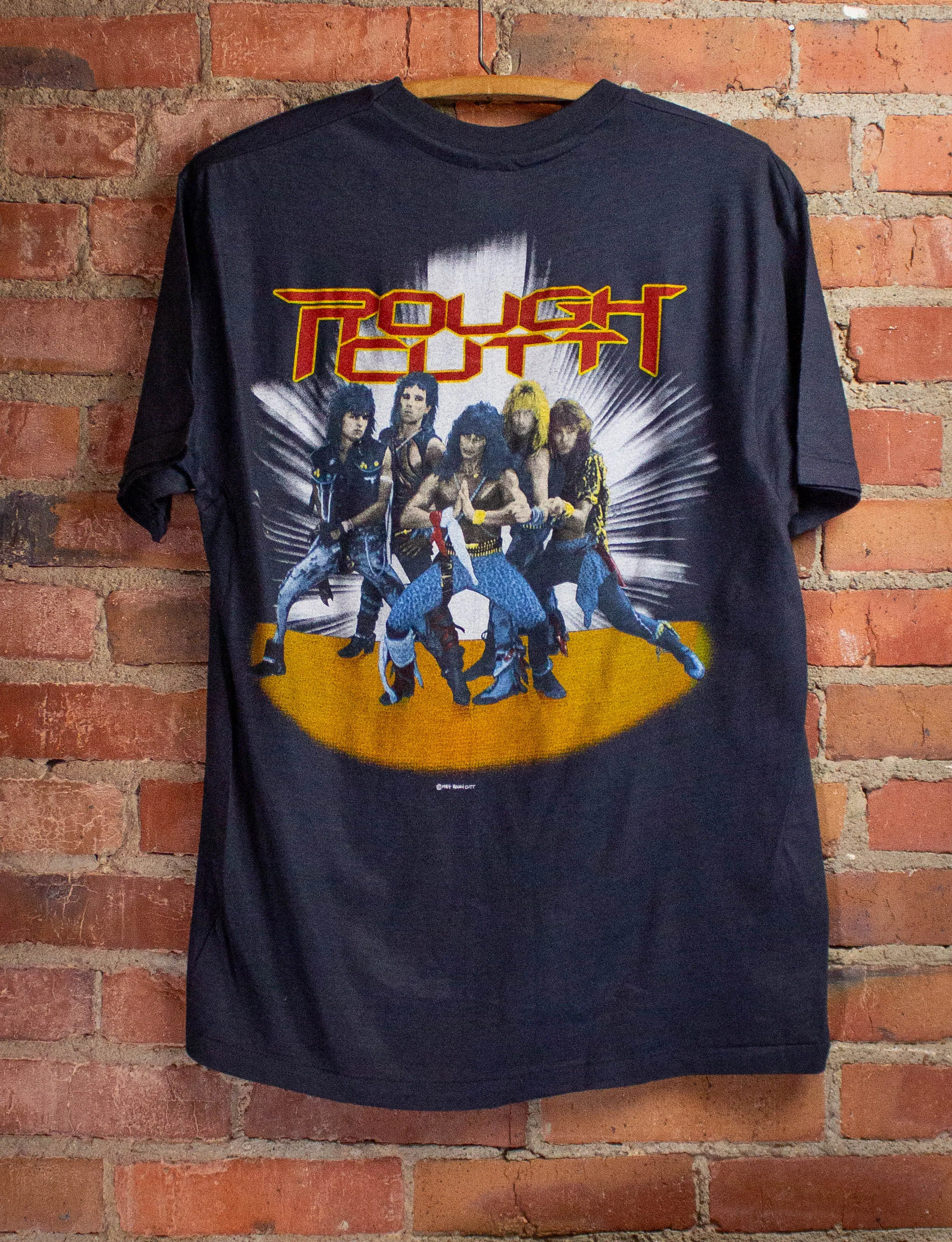 Vintage Rough Cutt Cut Your Heart Out Concert T-Shirt 1984 M