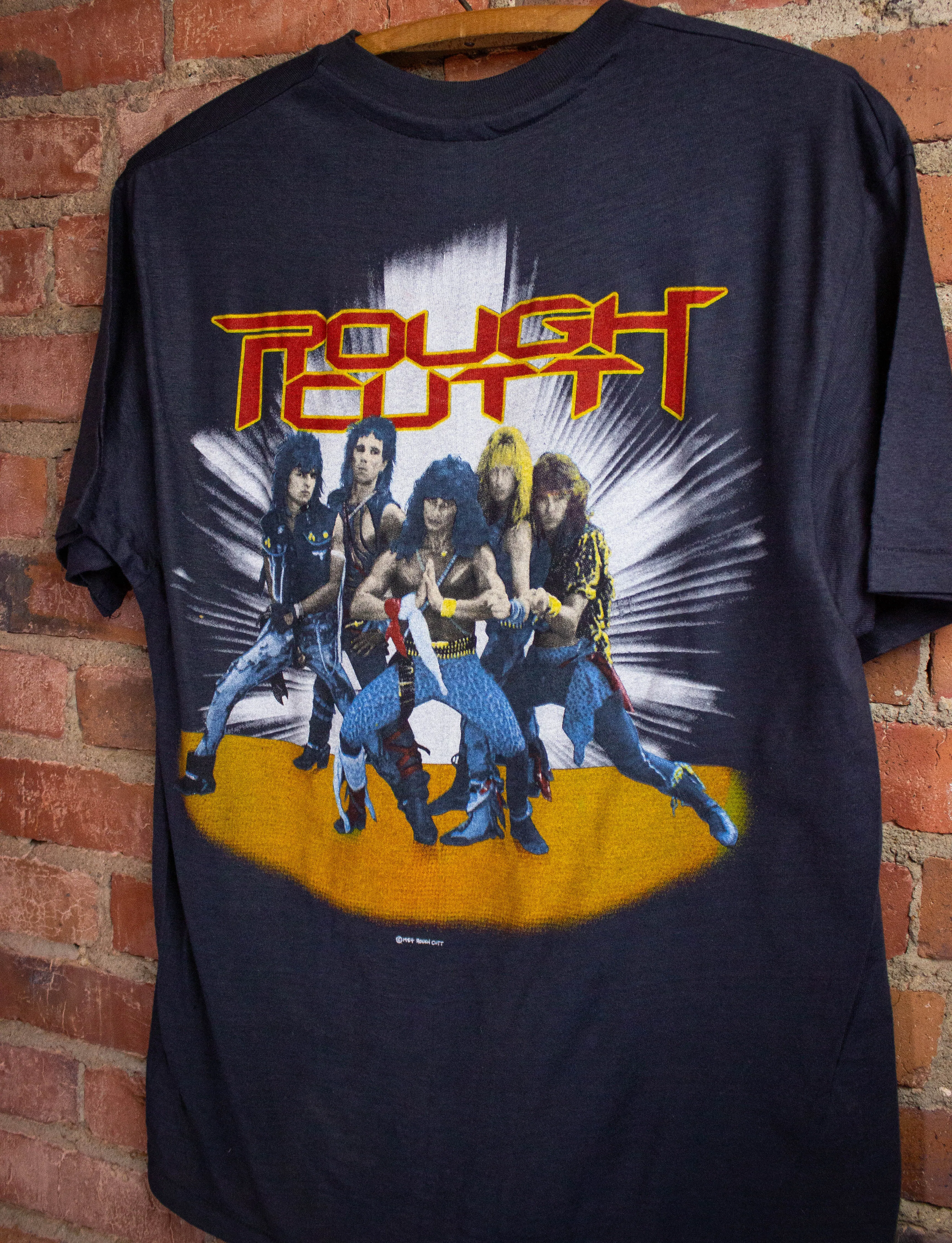 Vintage Rough Cutt Cut Your Heart Out Concert T-Shirt 1984 M