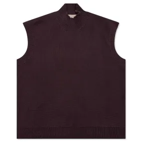 Women's Mock Vest - Plum