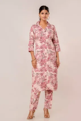 Women's Rayon Printed Plus Size Coord Set